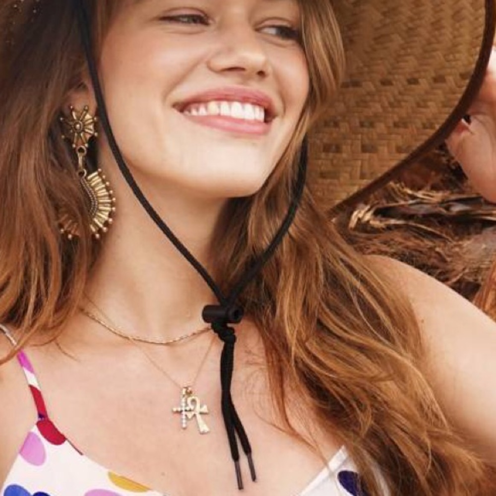 New Vanessa Mooney THE ANKH CROSS NECKLACE - Picture 3 of 9